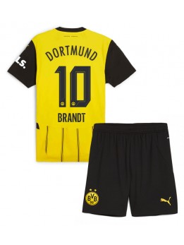 Billige Borussia Dortmund Julian Brandt #10 Hjemmedraktsett Barn 2024-25 Kortermet (+ Korte bukser)